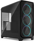 Fractal Design Meshify 3 XL Black RGB - Grand boîtier PC Gaming avec Verre trempé et Ventilation élevée, intérieur spacieux, 3 Ventilateurs ARGB, Support E-ATX, GPU 512mm