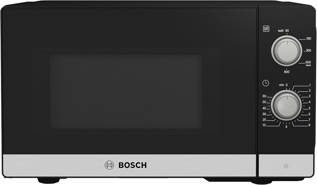 Bosch Série 2 FFL020MS2B Micro-ondes autonome, 44 x 26 cm, acier inoxydable