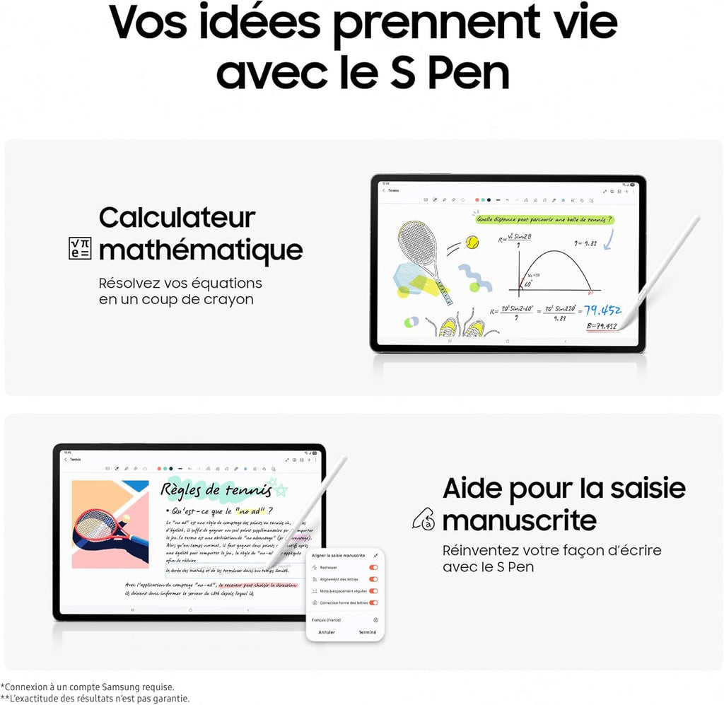 Tab S10 Lite, 10.9", Wi-Fi, 128Go, Tablette Android, S Pen Inclus, Corail, Chargeur Secteur Rapide 25W Inclus, Version FR