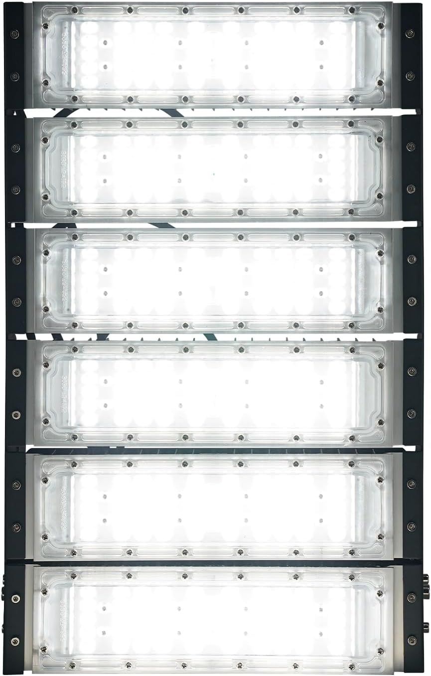 Apriltop 300W Éclairage de Sécurité Extérieur, Projecteurs à Led, pour Une Utilisation en Intérieur et en Extérieur, pour Le Montage au Plafond, au Mur ou au Sol, 31.2 x 47.5 x 7cm