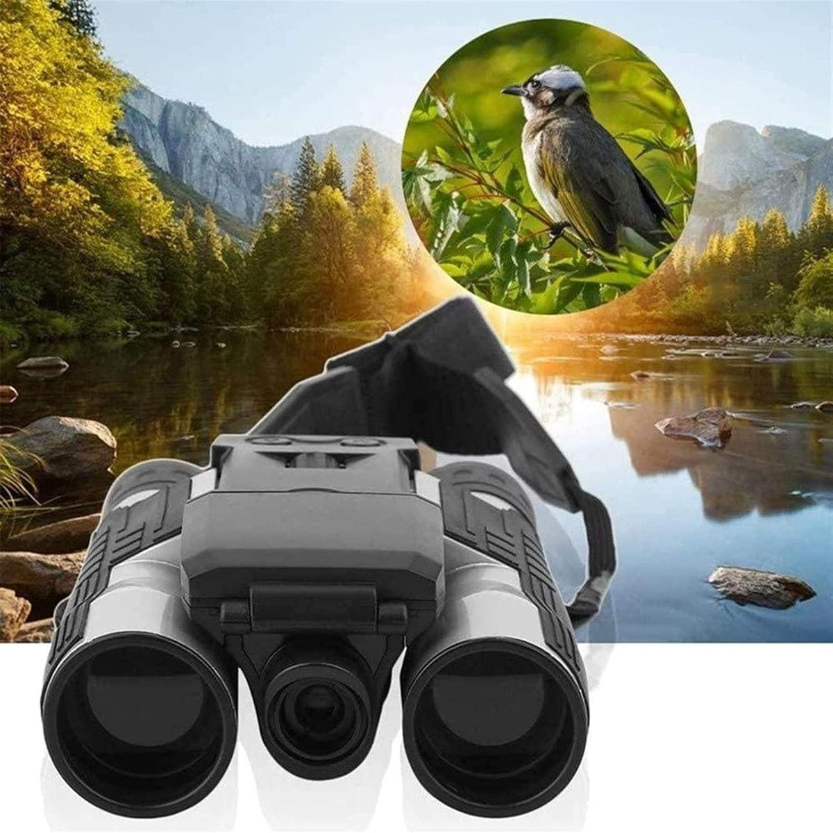 YSJNGF 12x Jumelles télescope Optique Adultes - compactes pour Les activités de Plein air