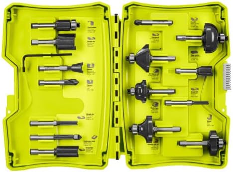 Pack Défonceuse électrique RRT1600-K - 1600W - 254mm - Coffret 15 fraises panachées - RAKRBS15