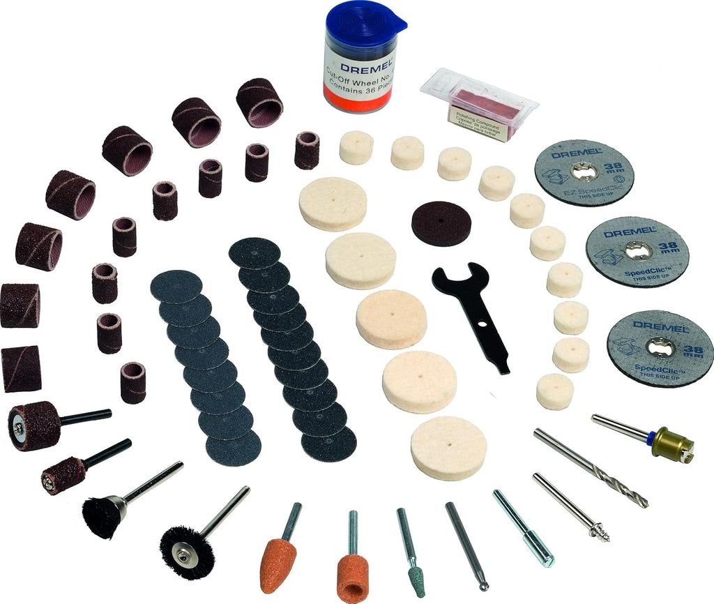 Dremel 4250 Outil Rotatif Multifonction Version Exclusive Amazon 175W 3 Adaptations 35 Acc & SC723 EZ SpeedClic Kit - Coffret de 100 Accessoires pour Outil Multifonction