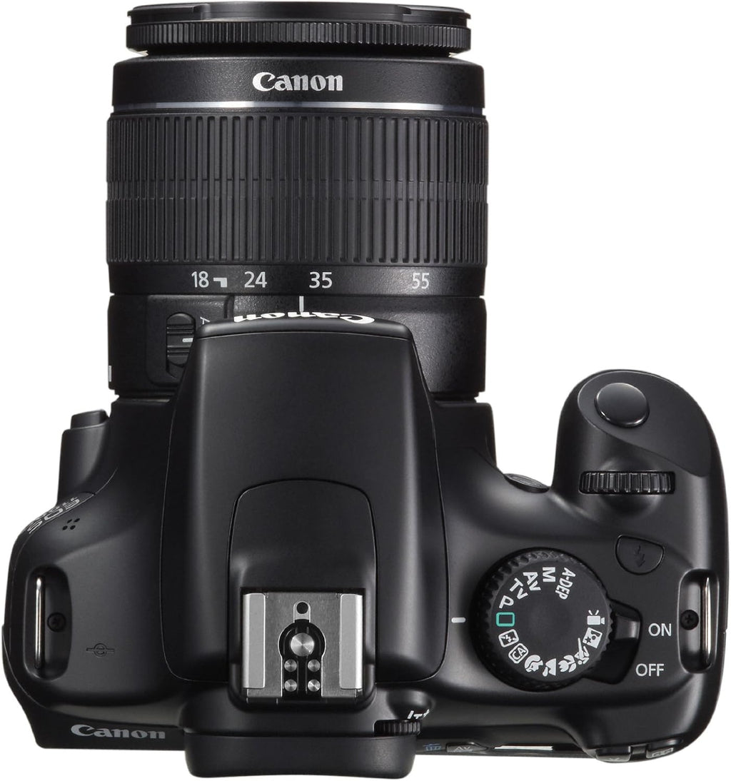 Canon EOS 1100D Appareil photo numérique Reflex 12.2 Mpix Kit Objectif 18-55mm III Noir