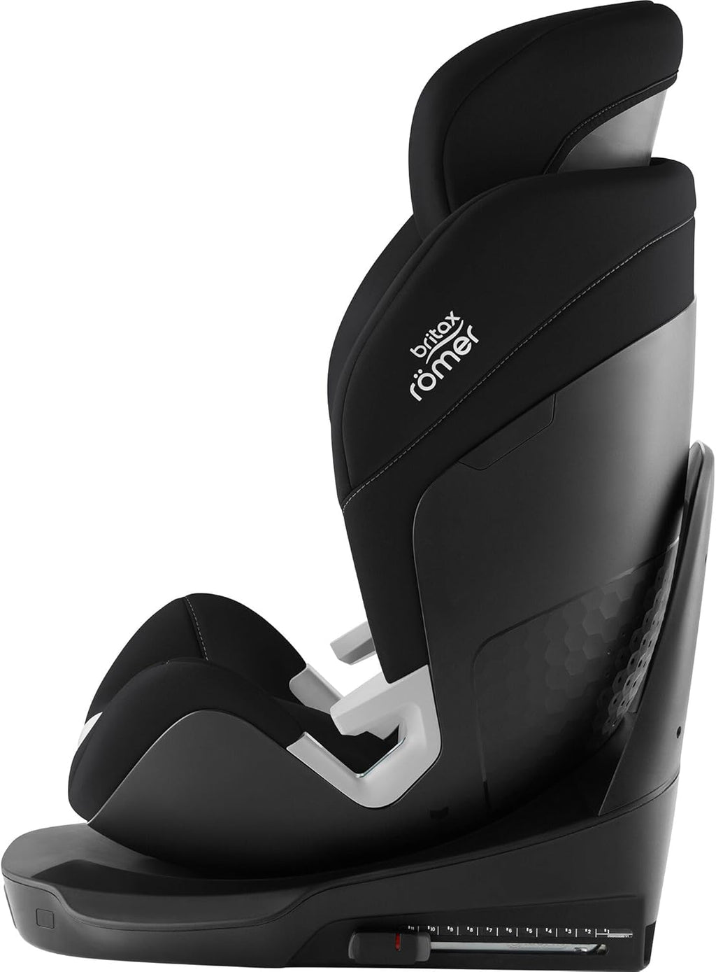 BRITAX RÖMER siège auto Britax Römer RIDER, pour les enfants de 40 à 125 cm (i-Size) avec ISOFIX et jambe de force, naissance - 7 ans, Space Black