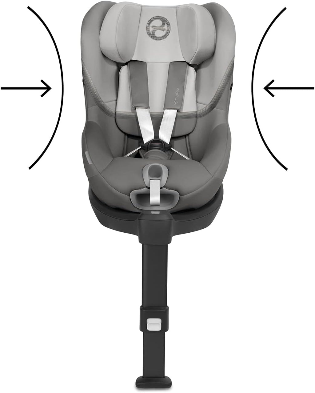 CYBEX Gold Siège Auto Enfant Sirona S2 i-Size, De 3 mois à 4 ans environ, Max. 18 kg, Compatible avec SensorSafe, Soho Grey