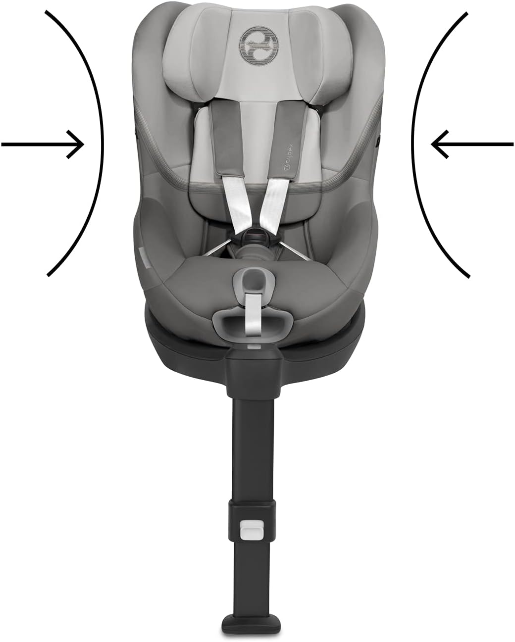 CYBEX Gold Siège Auto Enfant Sirona S2 i-Size, De 3 mois à 4 ans environ, Max. 18 kg, Compatible avec SensorSafe, Soho Grey
