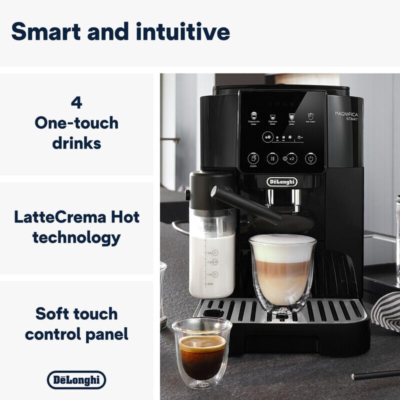 DeLonghi Coffeemachine ECAM 220 60 B Delonghi60 Delonghi 60 Magnifica Start black Schwarz (ECAM 220.60.B)