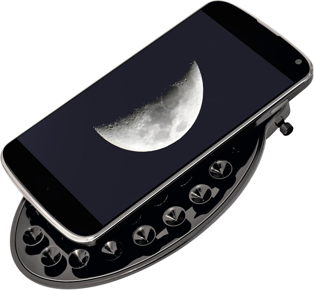 Bresser Pluto 114/500 EQ Télescope avec Adaptateur pour Smartphone