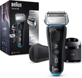 Braun Series 8 8385cc Nouvelle Génération, Rasoir Électrique Barbe Homme, Station Clean&Charge, Étui Tissu, Noir, Idée Cadeau Homme