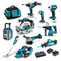 18V BRUSHLESS 10 PIECE 2 X 6.0AH COMBO KIT DLX1054GX1