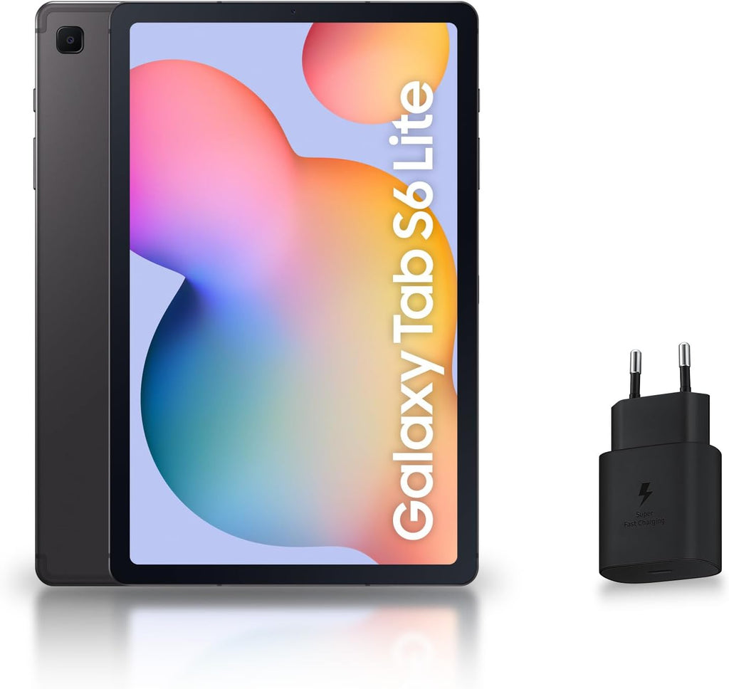 Tab S6 Lite 2024, 10.4'' 64Go, WiFi, Anthracite, avec Chargeur secteur rapide 25W, S Pen Inclus, FR Version