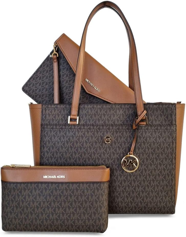 Maisie Grand sac fourre-tout en cuir galet 3 en 1