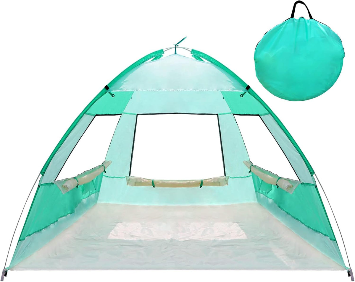 Zyerch Tente de Plage Pop up Tente de Plage Camping Abri solaire