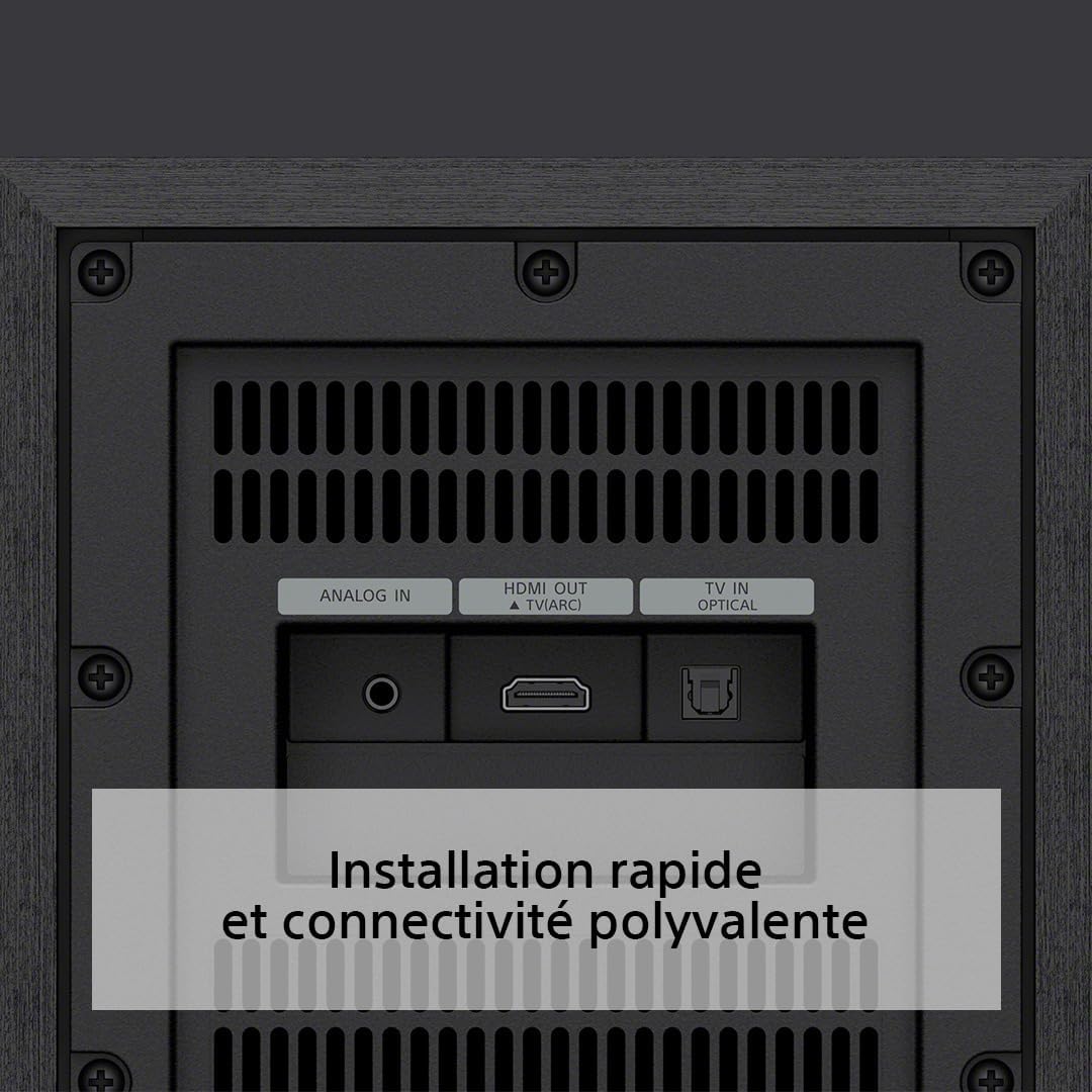 HT-S40R - Barre de Son 5.1ch Home Cinéma avec Enceintes Satellites sans Fil, Noir