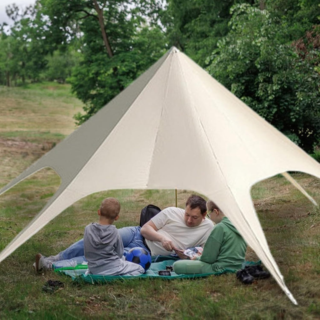 Auvent de camping en plein air, abris de randonnée anti-UV pour pare-soleil | Structure en dôme UVF50+ Tente de protection pour randonnée, voyage, pique-nique, pêche