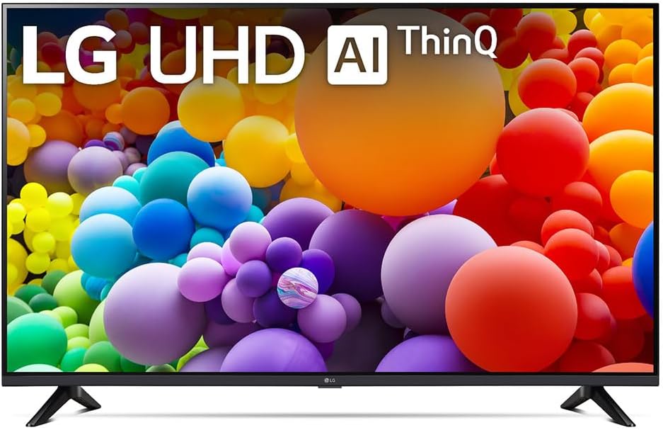 LG TV LED 2024 | 65UT73 | 65 Pouces | UHD | Processeur α5 gen 7 AI 4K, Noir [Classe énergétique G]