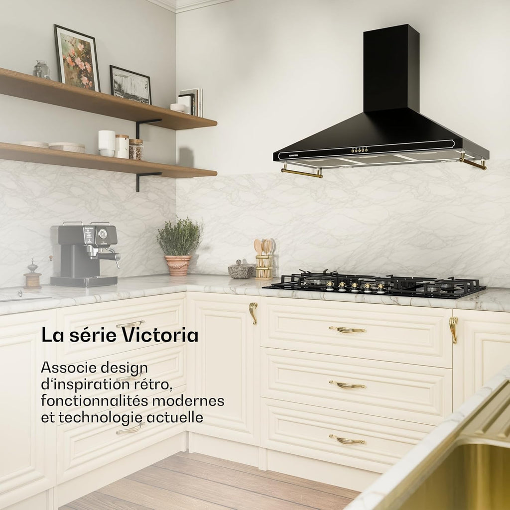 Klarstein Table de Cuisson à Gaz avec 5 Brûleurs – Plaque de Cuisson Encastrable 11100W, Surface en Acier Inoxydable, Compatible GPL