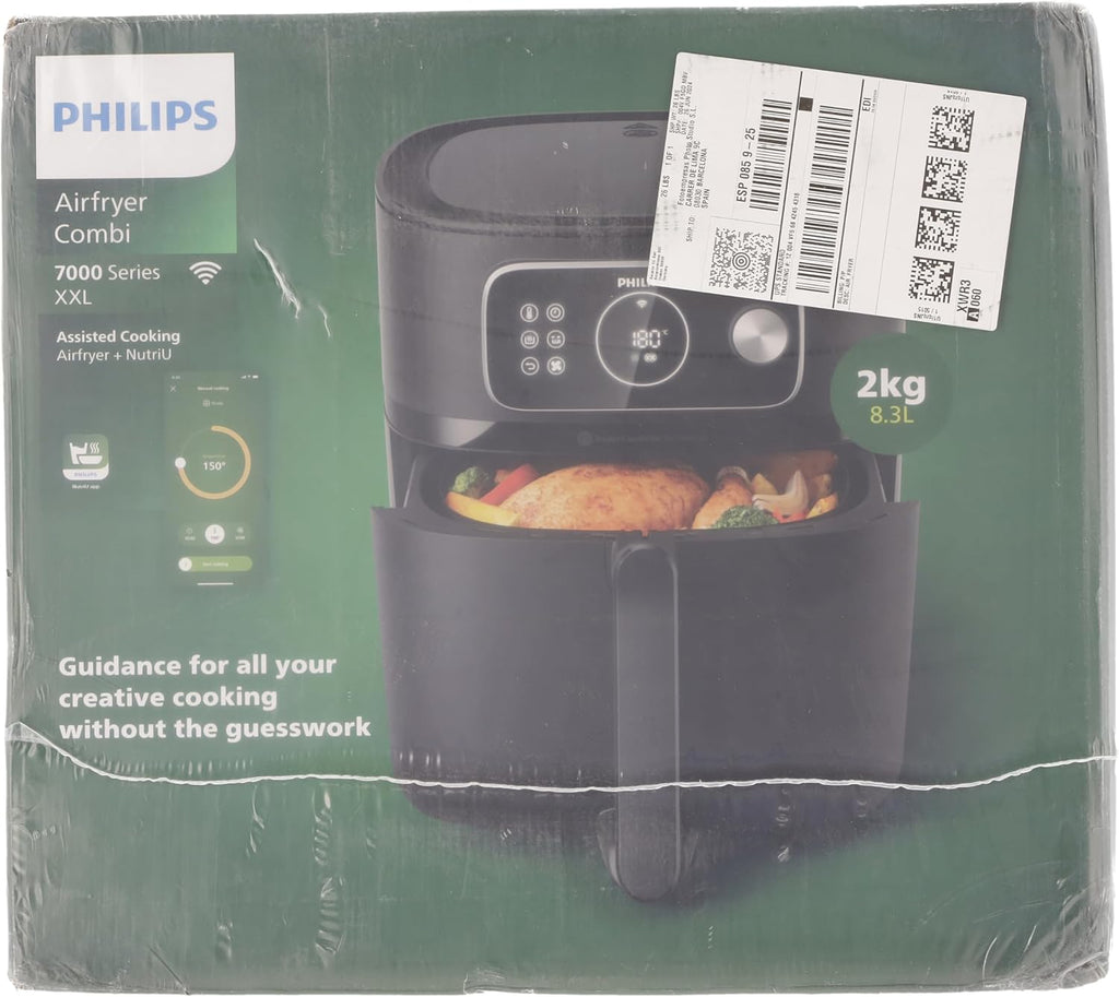 Philips Airfryer Combi 7000 Series XXL - 8.3 L (2 kg), 22-in-1 Airfryer, Wi-Fi Connectivity, Auto-Cook Automatic Cooking Programs