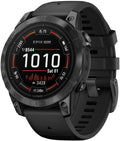 Epix Pro - Montre GPS Multisports connectée avec écran Amoled – Gray avec Bracelet Noir – Boîtier 51 mm