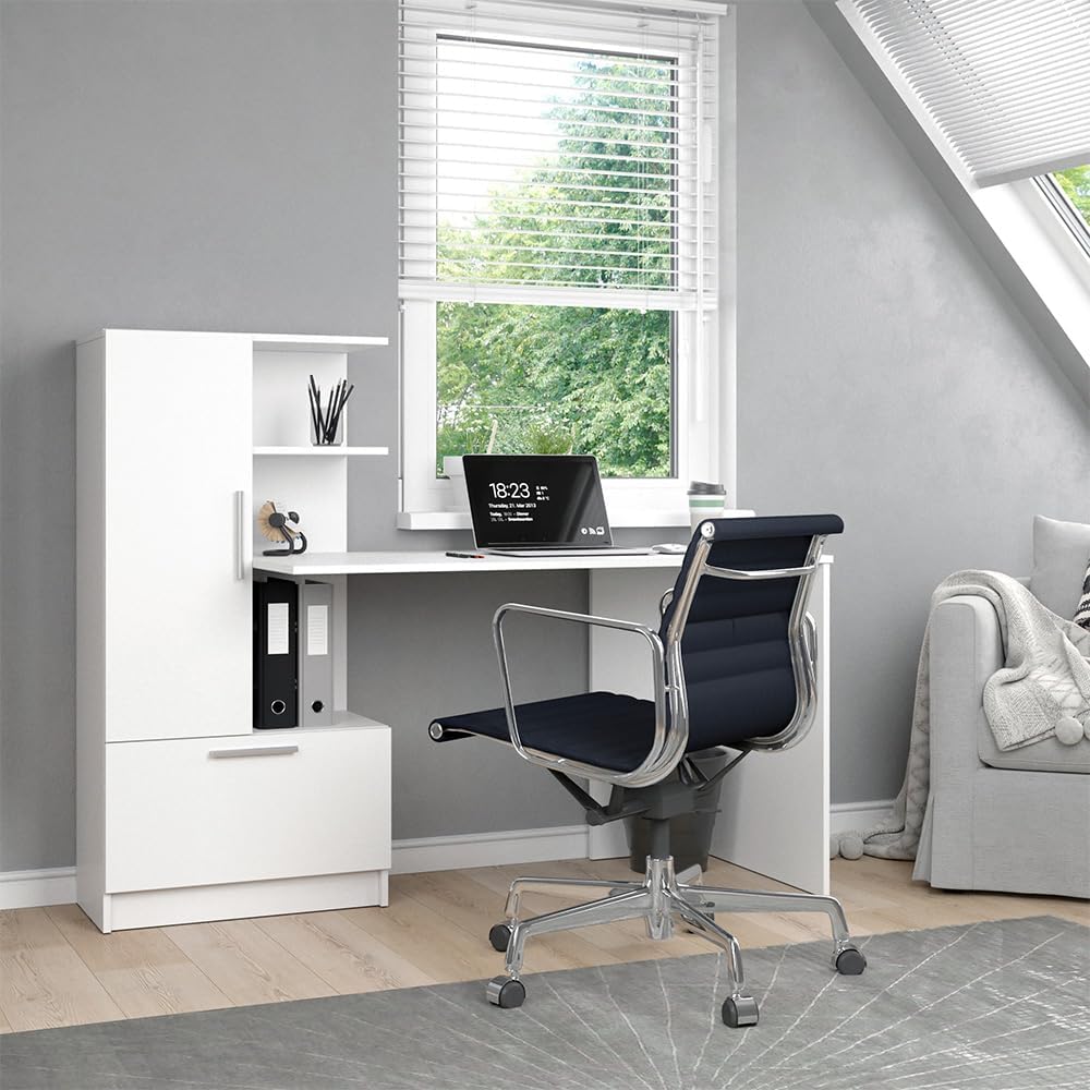 Vicco Bureau Tomy, Blanc, 150x59.3cm