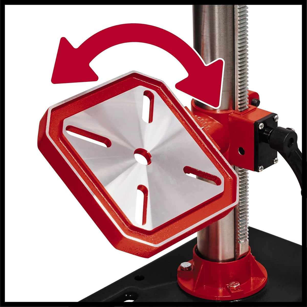 Einhell perceuse à colonne TC-BD 630/1 (630 W, profondeur de perçage max. 60 mm, butée de profondeur réglable, diamètre de foret max. 16 mm)