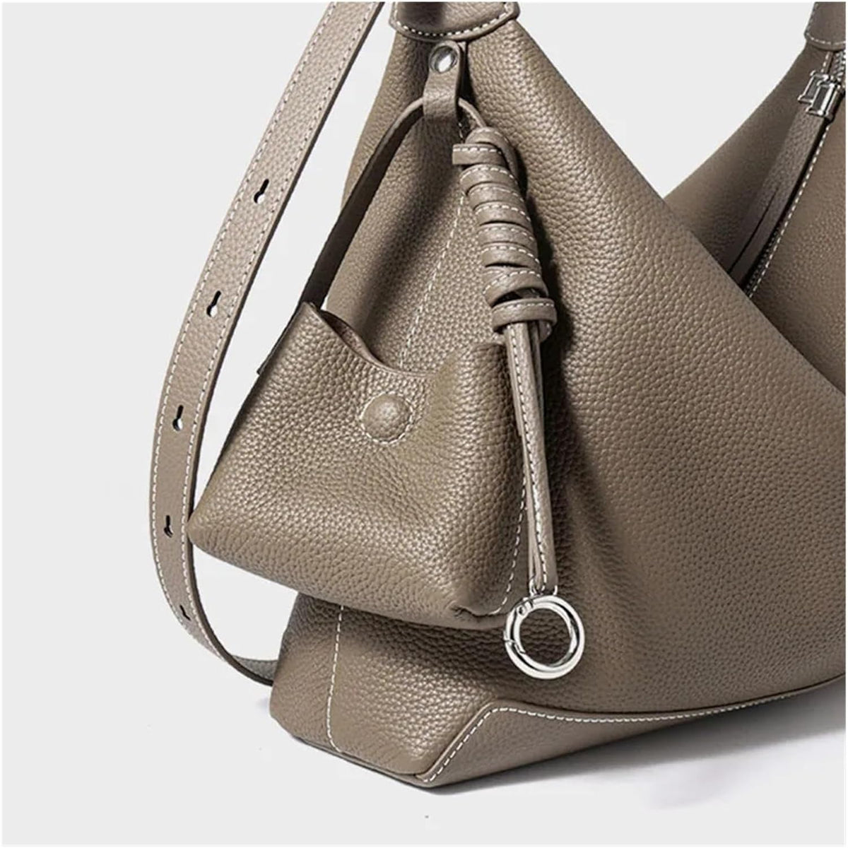 Générique Sac cabas for femme, grande capacité, en cuir de vachette, porté épaule ou bandoulière, idéal for les trajets quotidiens