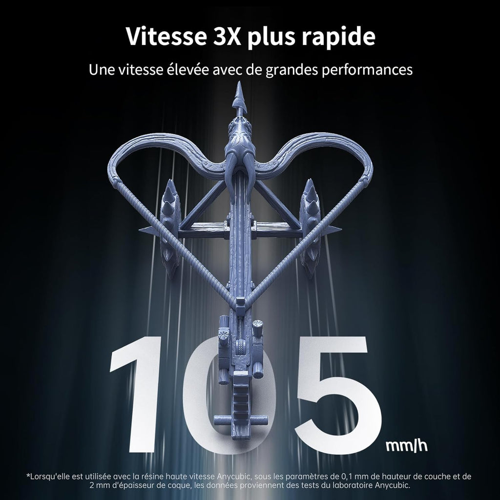 ANYCUBIC Photon Mono M5s Pro Ultra 14K Imprimante 3D en résine avec chauffage et purificateur - 223,78 x 126,38 x 200 mm