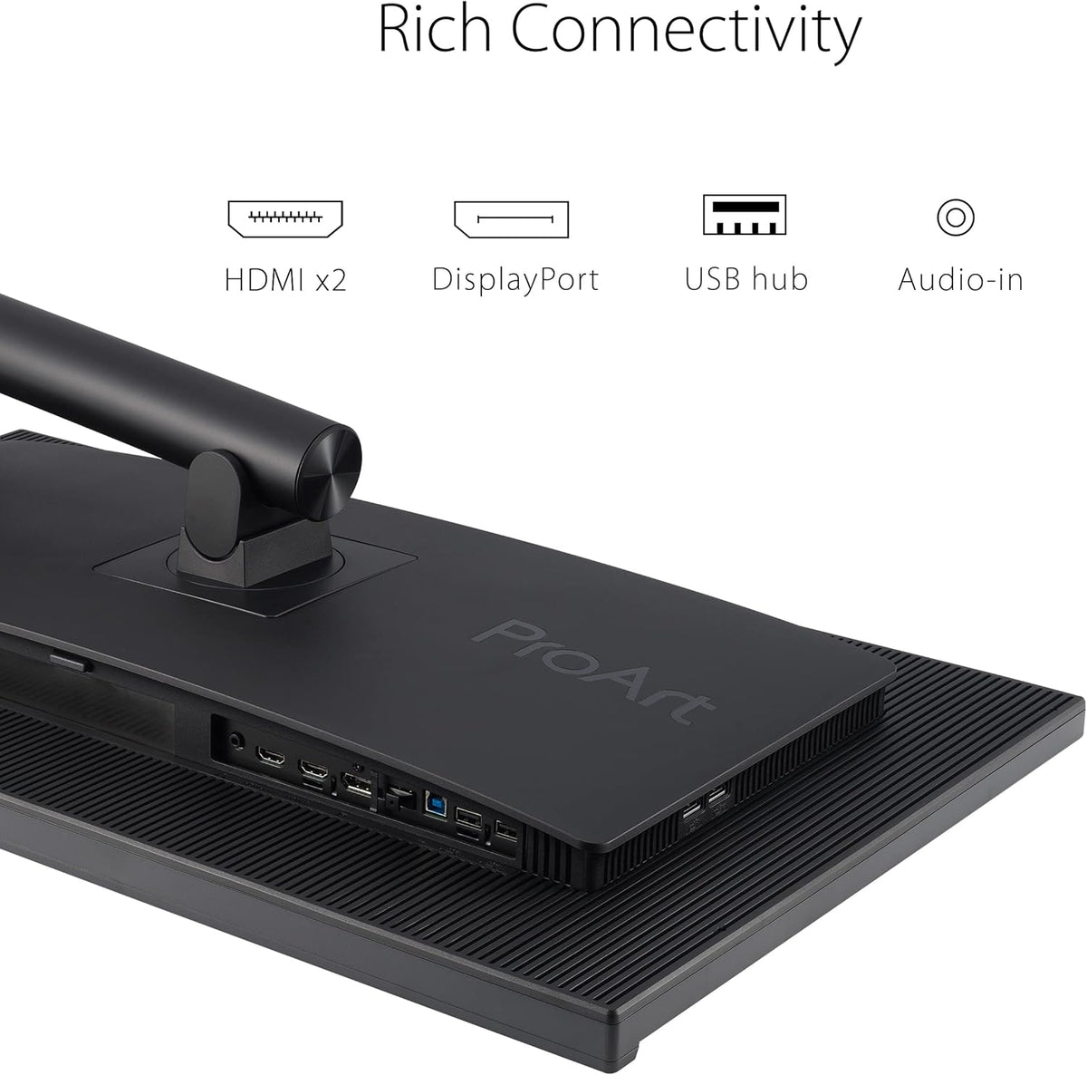 ProArt PA328QV - Ecran PC 32'' WQHD - Dalle IPS - 2560x1440-400cd/m² - Display Port, 2X HDMI, 4X USB 3.2-100% sRGB - 100% Rec.709 - Précision △E