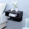 WELLAND Table de nuit flottante murale 61 cm avec tiroir, Tables de chevet pour adulte, pour salon, chambre à coucher