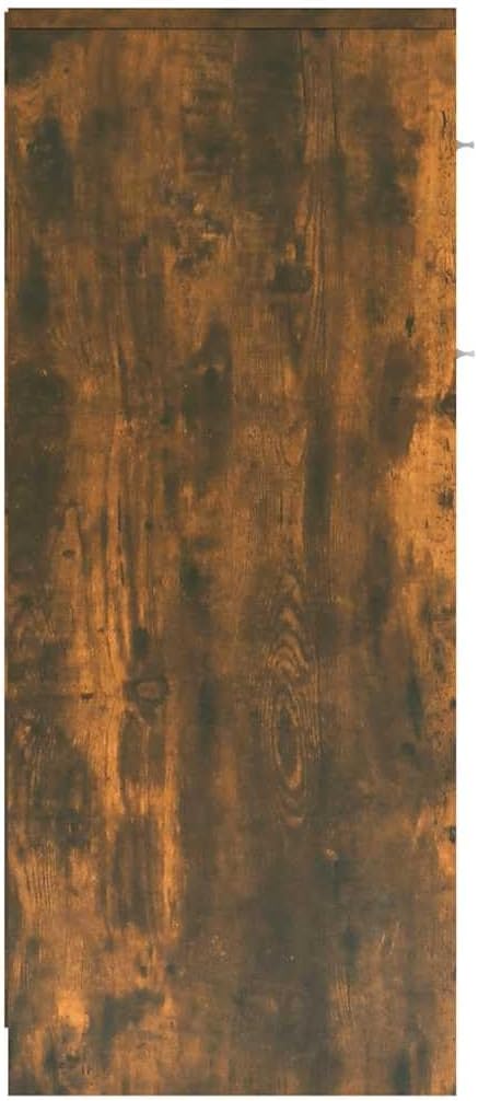 WSJHUHK Meubles, ensembles de meubles, ensembles de meubles de salle de bain, armoire de salle de bain, chêne fumé, 60 x 33 x 80 cm, bois d'ingénierie