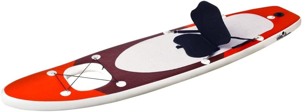 Home Outdoor AutresInflatable Stand Up Paddle Board Set Rouge 330x76x10 cm