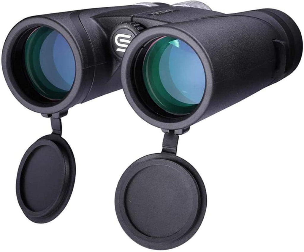 Jumelles Haute Puissance, Jumelles étanches 10X42 Ipx7 Bak4 Prisme Optique télescope Haute Puissance pour Le Camping extérieur 10X42 pour intérieur/extérieur
