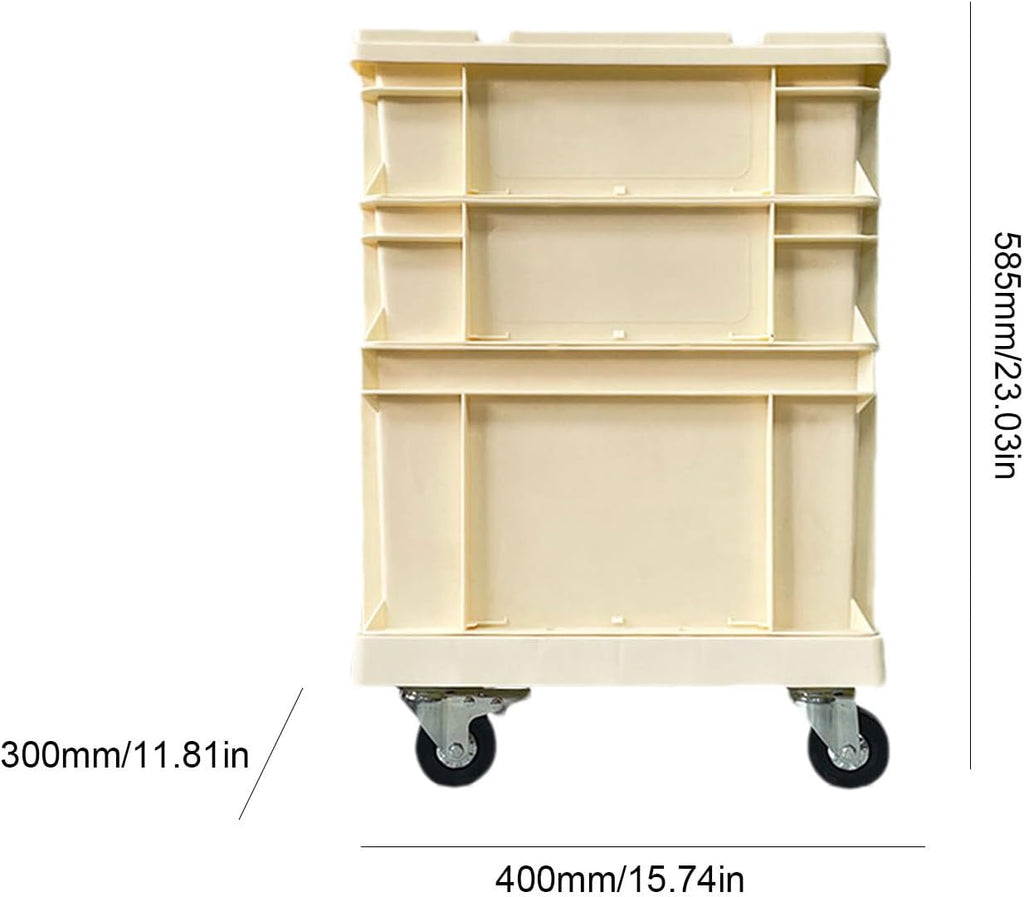 Panier avec roulettes pour rangement | Conteneurs résistants à grande capacité - Paniers organisateurs avec couvercles et roues, pour maison, bureau, extérieur, camping, garage, grenier, emballage