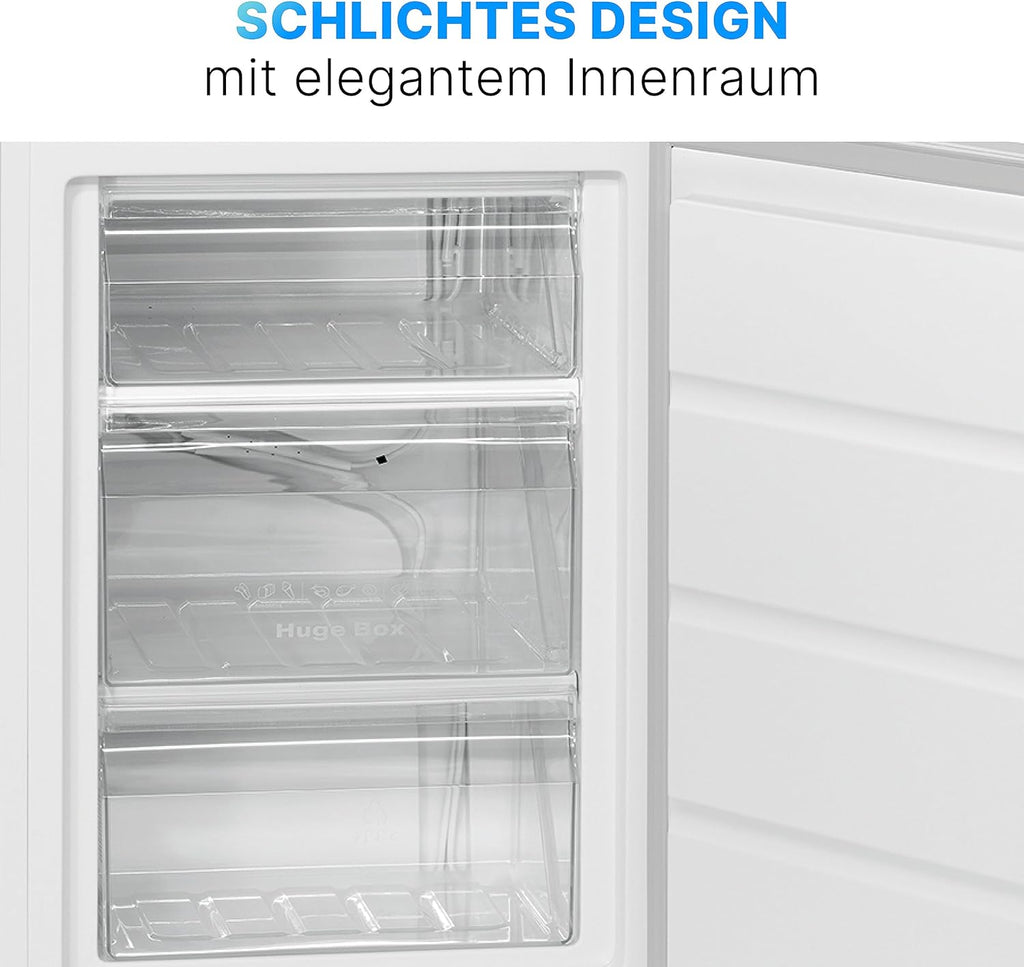 Congélateur 85L blanc Bomann GS2196-1-blanc, Volume net : 85 litres, pose libre, Éclairage intérieur à LED, Température réglable, silencieux, economiquecongélateur Autoportante D