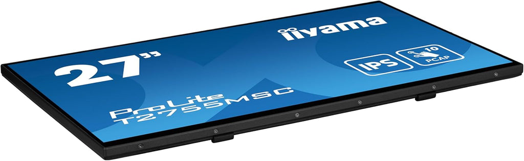 iiyama Prolite T2755MSC-B1 écran Plat de PC 68,6 cm (27") 1920 x 1080 Pixels Full HD LED Écran Tactile Dessus de Table Noir