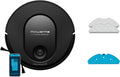 Rowenta X-Plorer Serie 65, Robot aspirateur Laveur, Technologie Laser, Nettoyage méthodique, Design Ultra Fin RR8L65WH, Noir