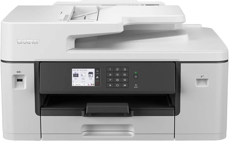 Brother MFC-J6540DW - Imprimante Multifonction 4 en 1 (Impression/Copie/Scan/Fax) - Jet d'encre Couleur - A4/A3 - Bacs de 250 Feuilles - Wifi Direct