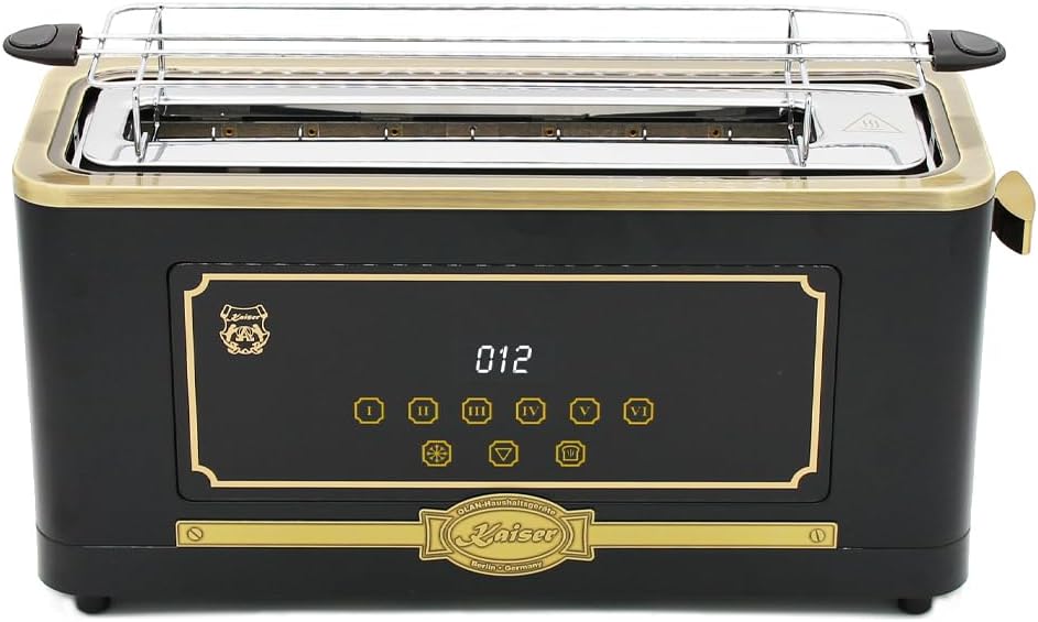 KAISER Grille-pain T 4000 Em Retro Grille-pain, Petit Électroménager Cuisine, 6 niveaux de grillage différents pour de meilleurs résultats