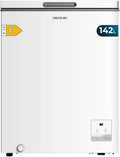 Cecotec Congélateur Horizontal Bolero CoolMarket Chest 142 Blanc E, Capacité 142 L, Mode Inverter Plus, Fonction Double, Congélation Rapide, Panier Intérieur, Contrôle Électronique, Classe E