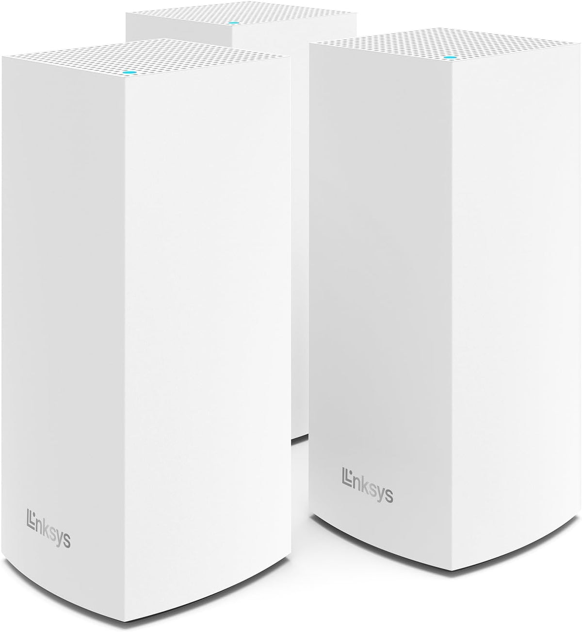 Linksys Système WiFi 6 Mesh triple bande Velop MX12600 (AX4200) (routeur WLAN, jusqu'à 830 m2, pour plus de 120 appareils, pack de 3, blanc)