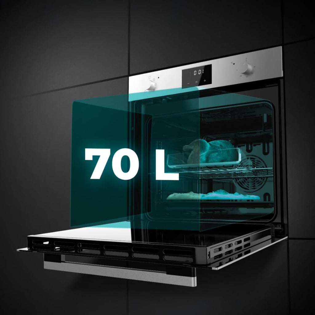 Cecotec Four intégrable multifonctions Bolero Hexa M226001 Line A.Four multifonctions Capacité de 70 L, 7 fonctions, classe A, 2800 W