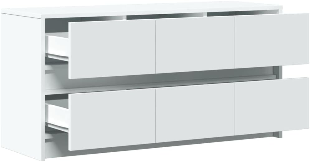 Festnight Meuble TV LED Meuble TV 100 cm Banc TV Table TVTable Television Salon Meubles pour Audio/vidéo Meuble de salon-Blanc-100 cm
