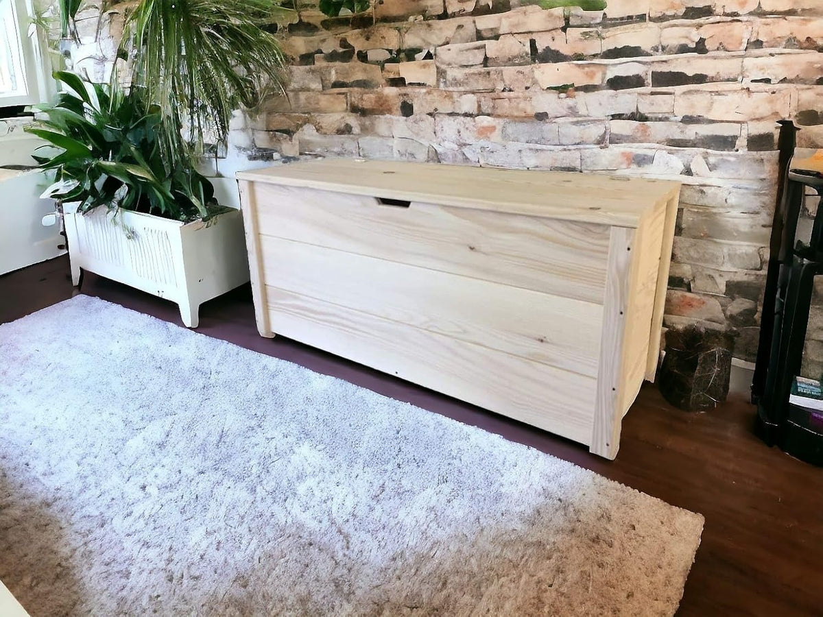 TOTAL WOOD 2012 Coffre banc de rangement en bois enterieur exterieur 150x40x45 cm également sur mesure