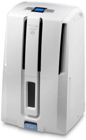 De'Longhi DD230P Aria Dry Pump Déshumidificateur, Efficacité dès 24h, Tuyau Evacuation 5 m, Réservoir d'eau Amovible, Capacité 30 Litres,540 W, Blanc