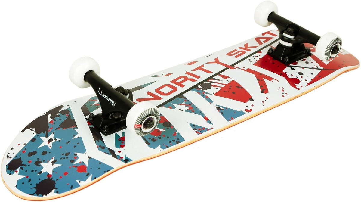 Minority Skateboard en érable pour débutants, intermédiaires et Professionnels 81,3 cm
