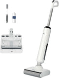 Hoover HW400 Aspirateur Laveur, sans Fil, Eau et Poussières, 180° à Plat, 50Min Autonomie, Techologie Anti-emmêlement, Auto-Nettoyage 70°C et Séchage 30Min, Nettoyage Triple Bord, 17000 Pa