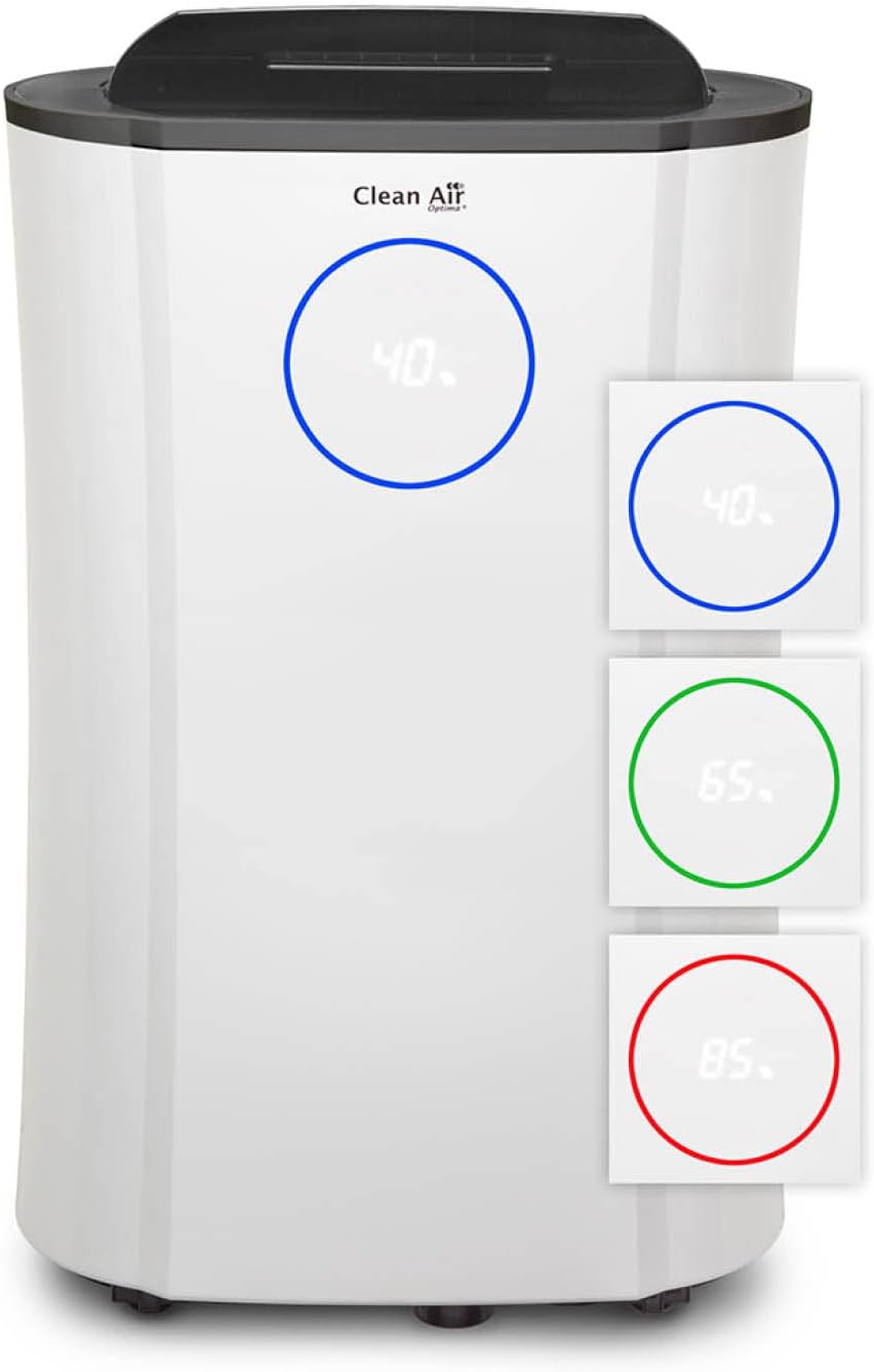 Clean Air Optima CA-704 purificateur d'air 70 m² 39 dB Noir, Ivoire 370 W
