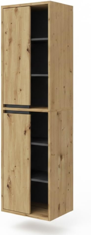 Vicco Armoire de Salle de Bain Viola, Chêne Artisan, 50 x 170 cm