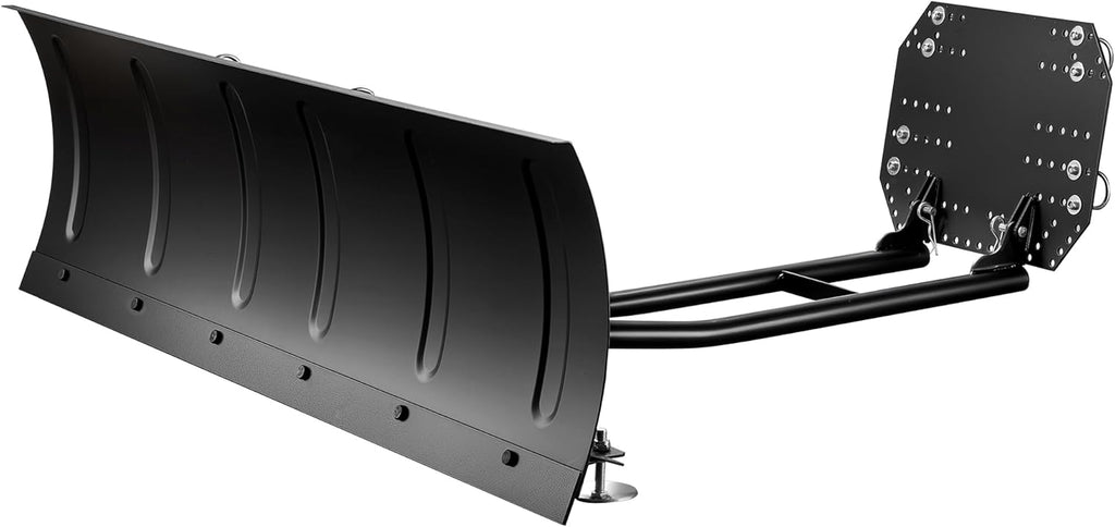 Wiltec Lame Chasse Neige Frontale pour Quad – 140 x 40 cm – Réglable – en Acier – Lame pour déneigement avec Tracteurs tondeuses, ATV, UTV